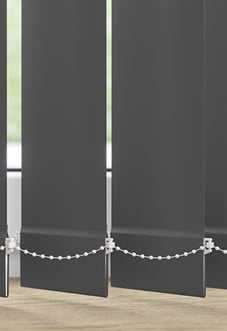 Orion (Blackout), Anthracite Grey - Vertical Blind Slats